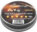 MEDIARANGE DVD-RW 4,7GB 10pcs Spindel 4x