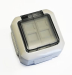 ABB Data socket OUTDOOR IP54 STP CAT5E 2xRJ45