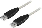 DELTACO USB 2.0 kaabel t&uuml;&uuml;p A - t&uuml;&uuml;pi A hane 0,5m