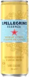 S.Pellegrino Vesi Essenza Lemon & Lemon Zest 0,33L, karboniseeritud, purk, 24 tk