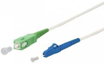 OEM SC/APC - LC/UPC simplex 9/125 SM 2m arm.white 3mm B3 LSZH