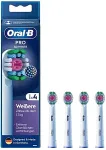 Noname Oral-B Sonic toothbrush head 860960 / Pro 3D 4-Pack White