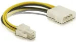 DELOCK Stromkabel P4 4pol -> Molex 4pin St/St 0.15m