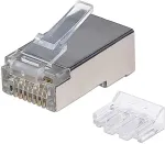 Intellinet Modularstecker RJ45 Cat6A STP 3-Punkt 90 Stk.