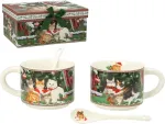 Home4you Kruusid MIA CATS 2tk H6,8cm 280ml, kinkekarbis