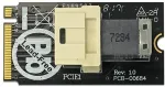 DeLOCK Adapter M.2 Key M > SFF-8643 NVMe horizontal 2242