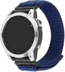 Fixed | Sporty Strap for Garmin QuickFit 22mm | 160-210 mm | Dark blue | Nylon