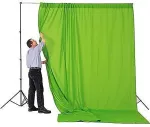 Falcon Eyes kangasfoon 2,9x5m, chroma green (BCP-10)