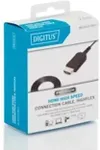 Digitus HDMI Anschlusskabel, C-A, HighFlex St/St, 2.0m, sw