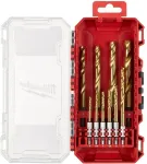 MILWAUKEE metal drill bit HSS-G TIN set. 10 pcs. H