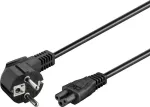 Sonstige Goobay | Power supply cord (CEE/7/7 to mickey), angled | 68004 | Black