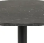 Home4you S&ouml;&ouml;gilaud IBIZA D110xH74cm, must marmor