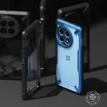 Ringke Kaitse&uuml;mbris Fusion X, OnePlus 12R, l&auml;bipaistev musta &auml;&auml;rega,