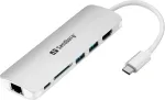 SANDBERG - Docking Station - (USB) - GigE (136-18)