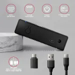 NONAME K&otilde;vaketas AXAGON EE35-GTR USB-C 3.2 Gen 1 - SATA 6G, 3.5" External RIBBED box BLACK