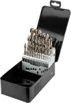NEO TOOLS Wiertła do metalu HSS-Co 1.0-13.0 mm, zestaw 25 szt.