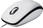 Hiir Logitech MOUSE USB OPTICAL M100/WHITE 910-006764