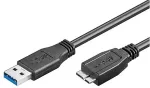 GOOBAY USB-kabel 3m Sort