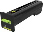 Tooner LEXMARK Toner High Yield Corporate Yellow for CX820 CX825 CX860 17k