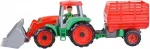 Lena Truxx Tractor with hay trailer open box