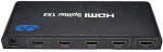 PREMIUMCORD HDMI splitter 1-4 ports metal with power adapter, 3D, FULL HD