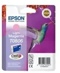 Tooner EPSON T0806 - Hell Magenta - Original - Blisterverpackung - Tintenpatrone - f&uuml;r Stylus Photo P50, PX650, PX660, PX700, PX710, PX720, PX730, PX800, PX810, PX820, PX830 (C13T08064010)