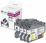 Tooner G&G 4 XL-Tintenpatronen ersetzen Brother LC427XLVAL