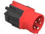 NRGkick plug attachment 16A - 5-pin, max. 11kW, adapter (black/red, for NRGkick charging unit)