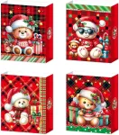 Home4you Kinkekott XMAS TEDDY L, 31x40x12cm, mix