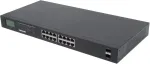 Intellinet Switch 16-Port Gigabit PoE+ LCD-Anzeige 19" 2xSFP