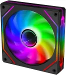 EVOLVEO 120UX-S, fan, 120mm, 4pin molex, ARGB, slave, black