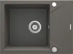 Deante 1-bowl granite sink with drainer