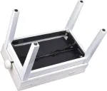 V-tone PIANO BENCH 2 WH with storage WHITE