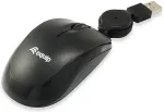 Hiir EQUIP Reisemaus USB-A Stecker L+R 0.80m schwarz