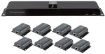 TECHLY HDMI Extender/Splitter mit IR &uuml;ber RJ45 50m
