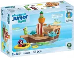 Playmobil 71769 Junior & Disney: Peter Pans Piratenschiff mit Wasserspritzspa