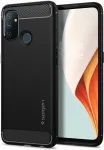 Spigen Kaitse&uuml;mbris Rugged Armor, OnePlus Nord N100, must,