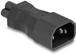 DELOCK Netzadapter IEC 60320 - C14 auf C5, Stecker / Buchse