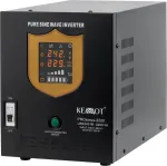 UPS KEMOT PROsinus-2200 uninterruptible power supply inverter with pure sine wave and charging function 12V 230V 2200VA/1600W - black