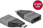 Delock USB Type-C Adapter zu HDMI DP Alt mode 4K 60Hz + HDR - kompaktes Design