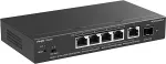 Ruijie Networks RG-ES206MG-P network switch Managed L2 2.5G Ethernet (100/1000/2500) Power over Ethernet (PoE) Desktop/Wall-Mounting Black