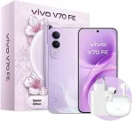 Mobiiltelefon VIVO V70 FE + BUD 17.4 cm (6.83") Dual SIM Android 16.0 5G USB Type-C 8 GB 256 GB 7000 mAh Purple