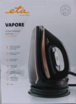 ETA SALE OUT. ETA429090000 Vapore Steam station, 3000 W, Black | ETA Vapore 4290 90000 | Steam Iron | 3000 W | Water tank capacity 1500 ml | Continuous steam 120 g/min | Black | DAMAGED PACKAGING