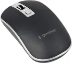 Hiir GEMBIRD | Optical USB mouse | MUS-4B-06-BS | Optical mouse | Black/Silver