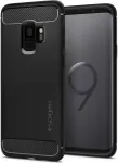 Spigen Kaitse&uuml;mbris Rugged Armor, Samsung Galaxy S9, must,