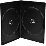 Toorikud MEDIARANGE DVD-Leerh&uuml;lle schmal f&uuml;r 2 Dics 7mm schwarz 100St