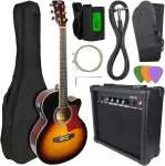 V-TONE EAG SET SB electroacoustic guitar. + amplifier