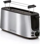 Alpina 8711252473512 toaster 7 2 slice(s) 1000 W Black, Silver