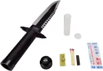 Cinema classic Rambo I Large knife with leather scabbard CC-H1 360 mm Black