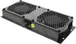 DELTACOIMP TOTEN modular fan package for System A and G, 1 part with 2 fans, black / 19-FT64